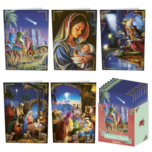 POSTAL NAVIDAD CLASICOS JERUSALEN 5 DISE�OS - EXP. 50U