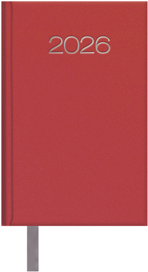 AGENDA A�O 2026 BOLSILLO SV LISBOA ROJO