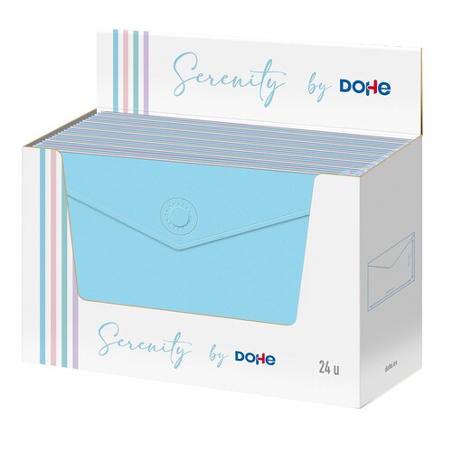 FUNDA CIERRE MAGNETICO FOLIO PP COLORES SERENITY - 24U EXP.