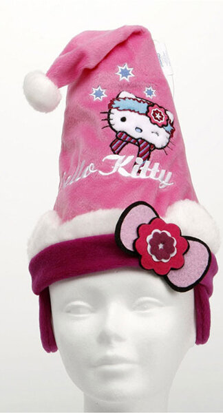 GORRO PAPA NOEL HELLO KITTY NAVIDAD