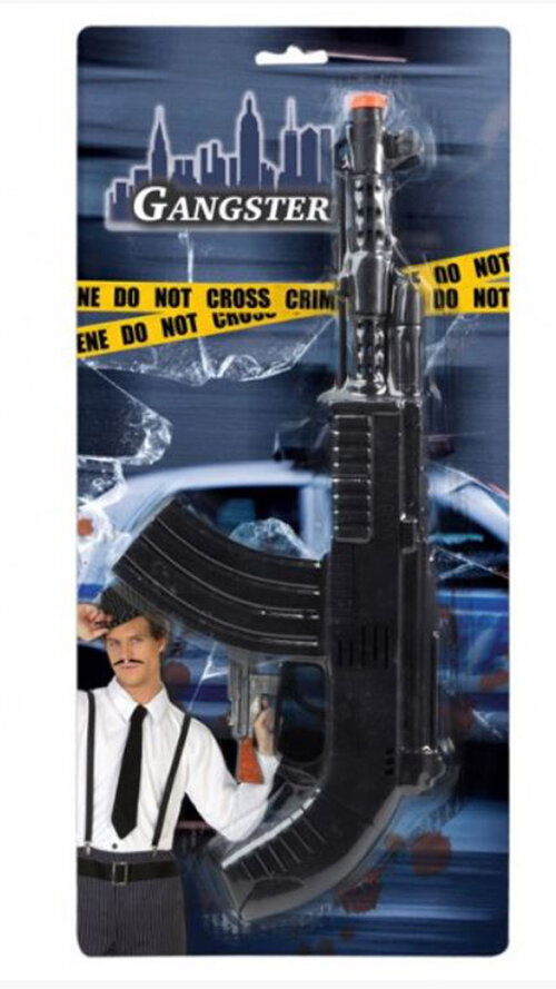 METRALLETA GANGSTER 48X18CM EN BLISTER