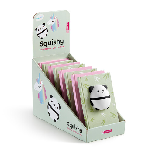 CUADERNO SQUISHY PANDA O UNICORNIO 148X216MM B2F - 8U EXP