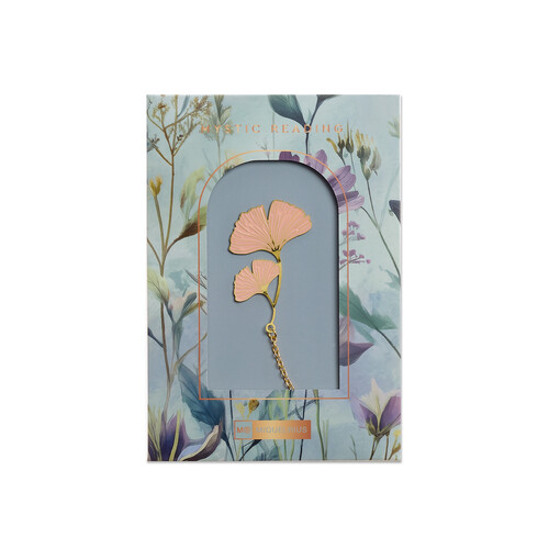 PUNTO DE LIBRO METALICO BLOOM FIELD BLISTER