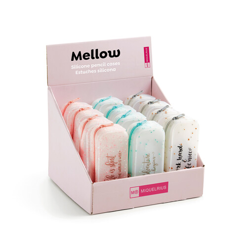 PORTATODO SILICONA MELLOW SURTIDOS BACK2FUN - 12U EXP