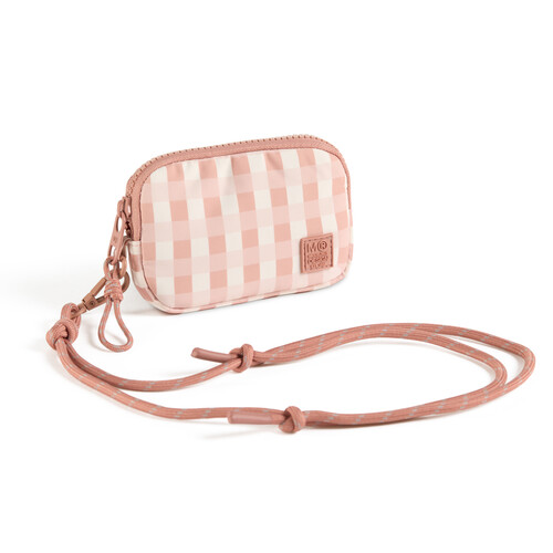 MONEDERO MINI CUERDA VICHY ROSA URBAN SOFT