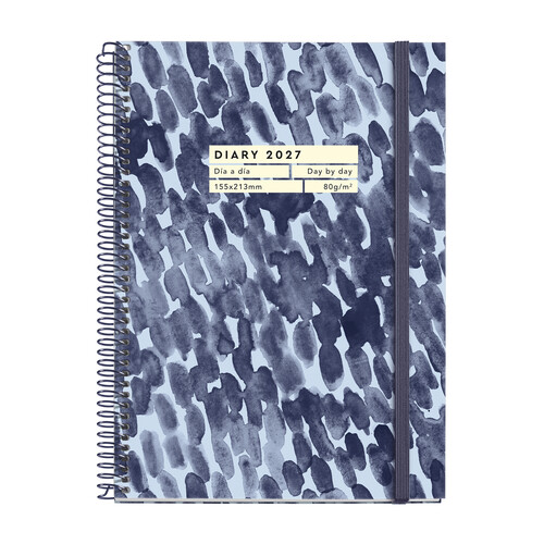 AGENDA A�O 2027 ESPIRAL 15X21CM DP DROPS