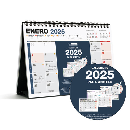 CALENDARIO 2026 SOBREMESA A5 COMPLETO