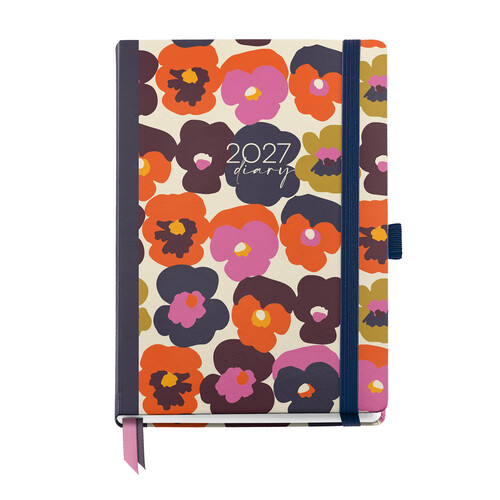 AGENDA A�O 2027 COSIDA GRAFICA 12X17CM DP BOLD FLOWERS