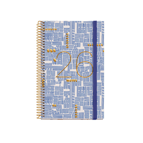 AGENDA A�O 2026 ESPIRAL 12X18CM SV GRAFICA TRAZOS