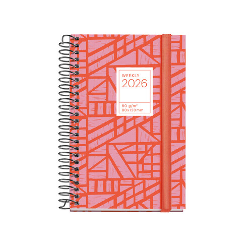 AGENDA A�O 2026 ESPIRAL 8X12CM SV GRAFICA BADEN