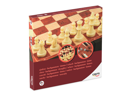 JUEGO AJEDREZ-DAMAS MAGNETICO 24,5X23,5CM