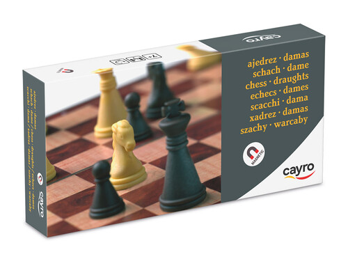 JUEGO AJEDREZ-DAMAS PLEGABLE MAGNETICO PEQUE�O