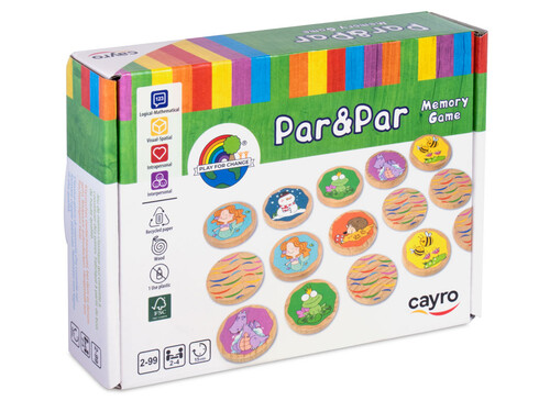 JUEGO MADERA PAR Y PAR (ENCUENTRA LAS PAREJAS)