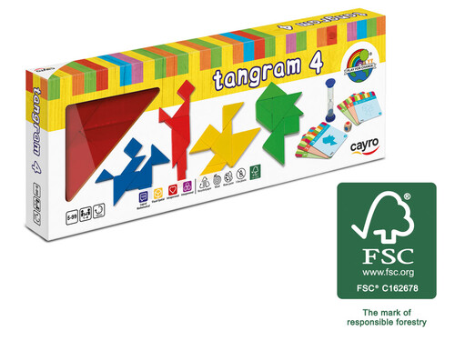 JUEGO TANGRAM 4 MADERA