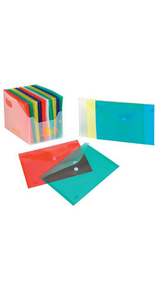 FUNDA BOLSA VELCRO PP CRISTAL-PACK 10U