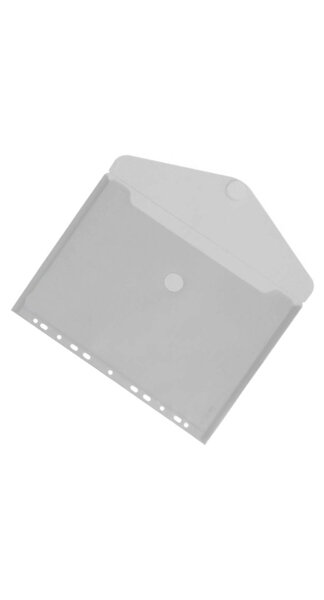 FUNDA VELCRO A4 CON MULTITALADRO CRISTAL PP-PACK 10U
