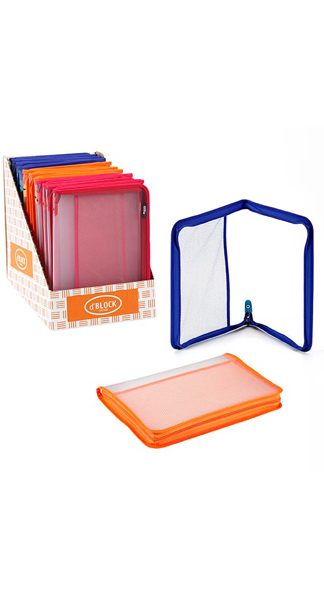 CARPETA CREMALLERA FOLIO PP COLORES EXP. 15U