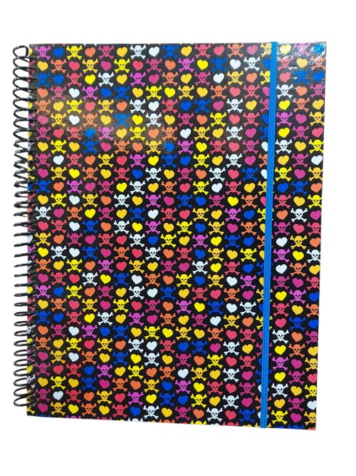 CARPETA 30F ESPIRAL C/GOMA FORRADO CAVERN NARANJA-PACK 2U