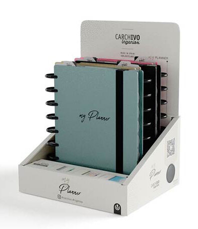 EXPOSITOR 4 MY PLANNER A5 INGENIOX CLASSIC COLORES SURTIDOS