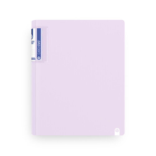 CARPETA A4 4A 25MM ANILLAS PP FOAM SOFT MALVA