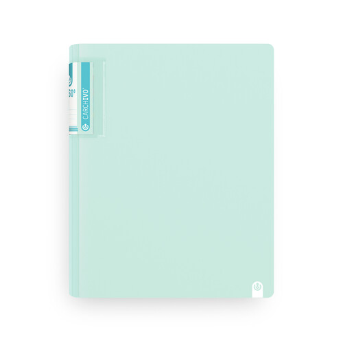 CARPETA A4 4A 25MM ANILLAS PP FOAM SOFT MENTA