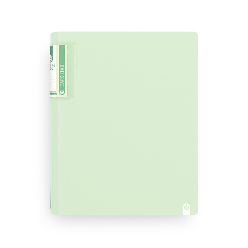 CARPETA A4 4A 25MM ANILLAS PP FOAM SOFT VERDE