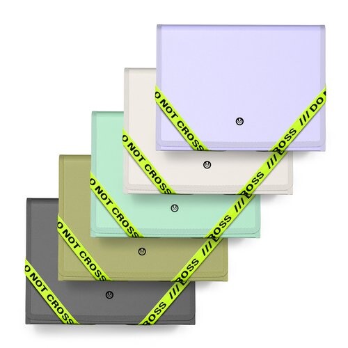 EXPOSITOR 12 CARPETAS FUELLE/GOMAS PP 13 DEP. NOT CROSS SURT