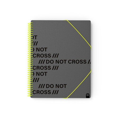 CARPETA A4 20 FUNDAS ARCHIVEX NOT CROSS PP GRIS OSCURO