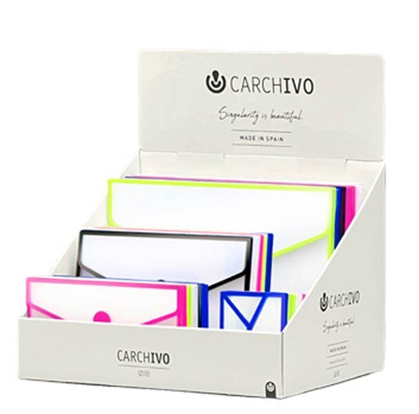 SOBRE VELCRO SENDY PP COLORES SURTIDOS 216U EXP.