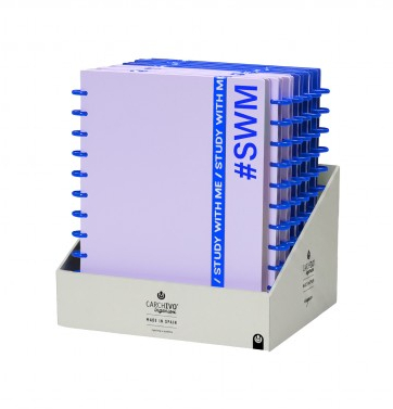 CUADERNO INGENIOX A4 80H 5X5 PP FOAM STUDY SURT. - 12U EXP