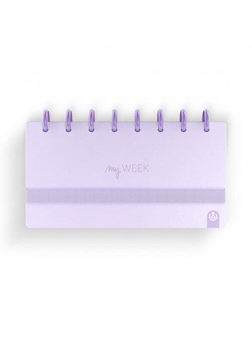 PLANIFICADOR SEMANAL INGENIOX S/FECHAR MY WEEK MALVA PASTEL