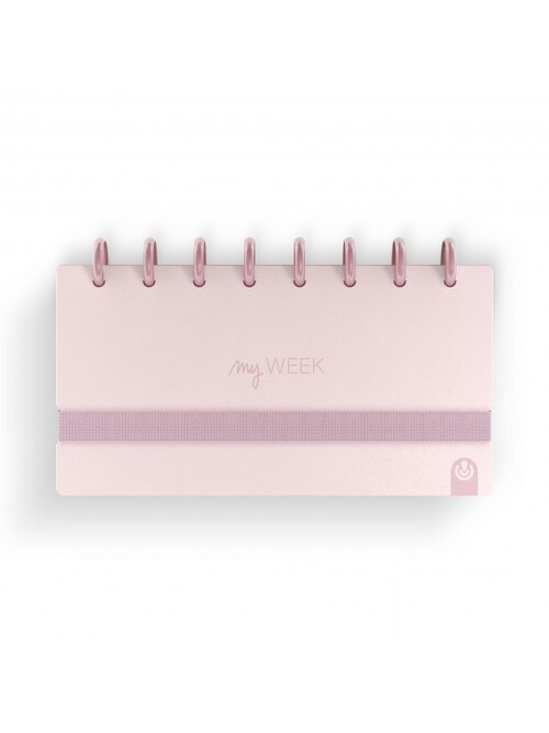 PLANIFICADOR SEMANAL INGENIOX S/FECHAR MY WEEK ROSA PASTEL