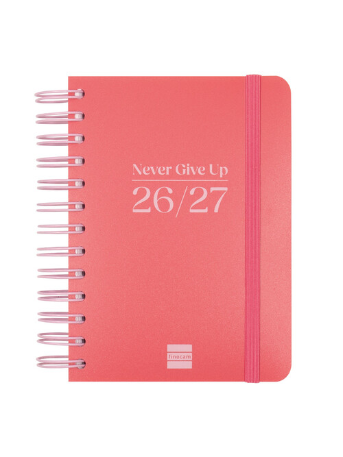 AGENDA ESCOLAR 26-27 8� DP ESPIRAL COSMO ROJO