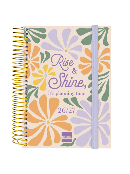 AGENDA ESCOLAR 26-27 8� DP ESPIRAL SECUNDARIA SHINE