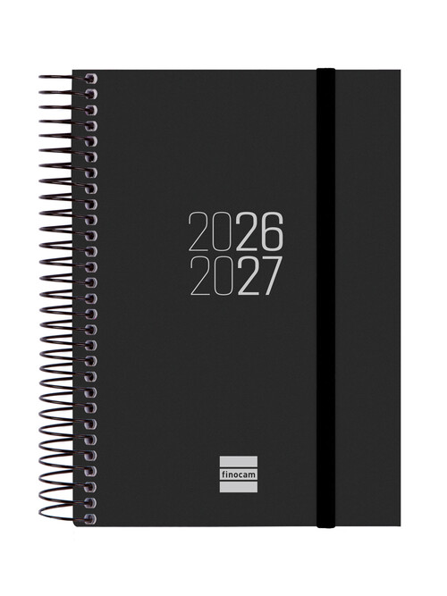 AGENDA ESCOLAR 26-27 E8 DP ESPIRAL ESPIR NEGRO