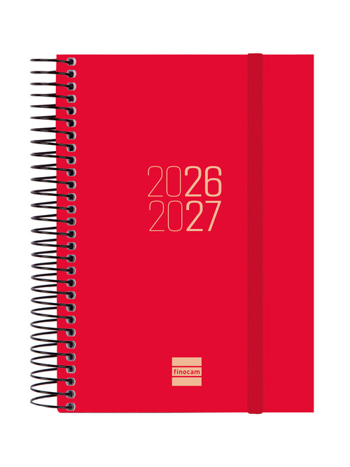 AGENDA ESCOLAR 26-27 E8 DP ESPIRAL ESPIR ROJO