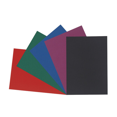 CARTULINA 50X65 COLORES OSCUROS SURTIDOS 25H PACK (180 GR)
