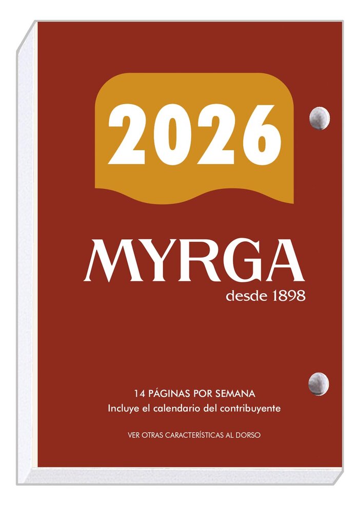 TACO 2026 NUMERO 2 MYRGA (8,3X12CM) 736 PAGINAS CREMA