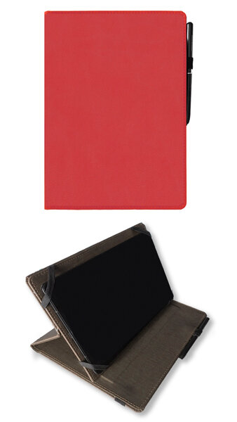 FUNDA PARA TABLET POLIPIEL CORAL (10 - 10,5 PULGADAS)