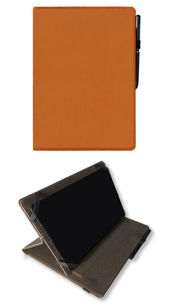 FUNDA PARA TABLET POLIPIEL TEJA (10 - 10,5 PULGADAS)