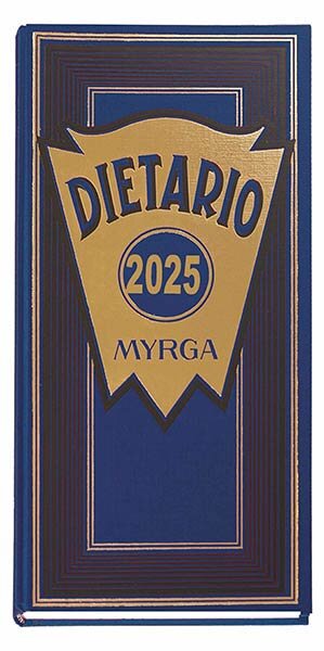 DIETARIO 2025 DOS TERCIOS DP AZUL MYRGA
