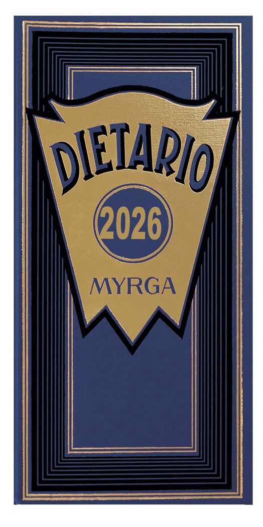 DIETARIO 2026 DOS TERCIOS DP AZUL MYRGA