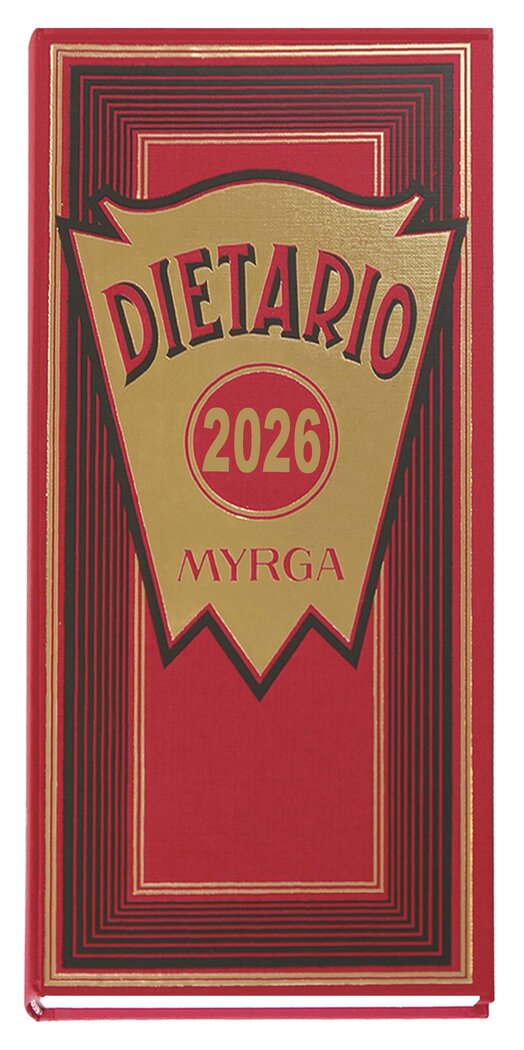 DIETARIO 2026 DOS TERCIOS DP ROJO MYRGA