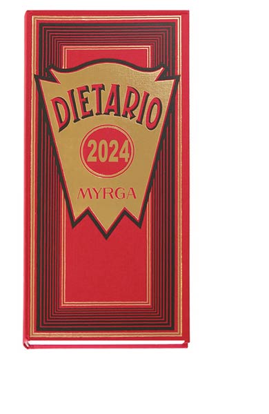 DIETARIO 2024 DOS TERCIOS DP ROJO MYRGA
