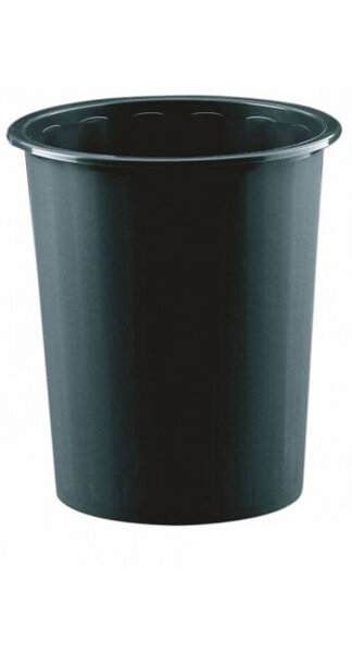 PAPELERA 14L PLASTICO COLOR NEGRO