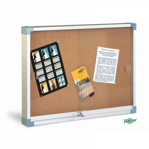 VITRINA ANUNCIOS 150X100 CORCHO-CON LLAVE
