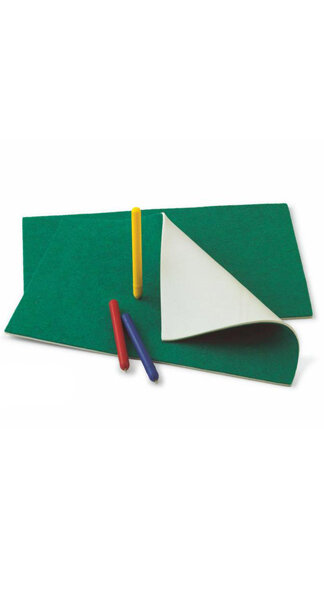 ALMOHADILLA PICADO VERDE C/ GOMA 21X30 ( FIELTRO )