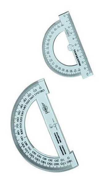 SEMICIRCULO 15CM PLASTICO C/BOLSA CAJA 20U