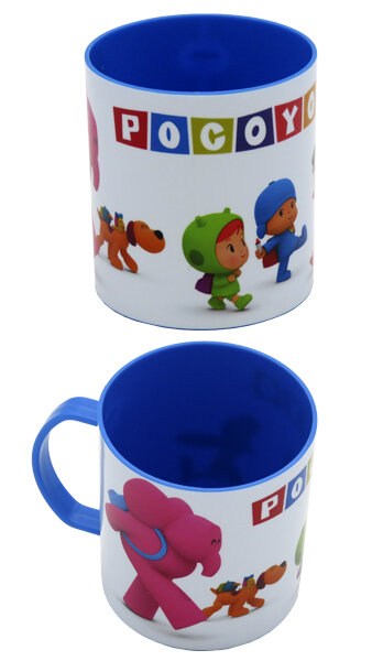 TAZA 400 ML POCOYO POLIPROPILENO 11,5X8,5X10CM