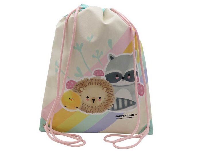 MOCHILA SACO KAWANIMALS 34X2X42CM BOSQUE COLLECTION